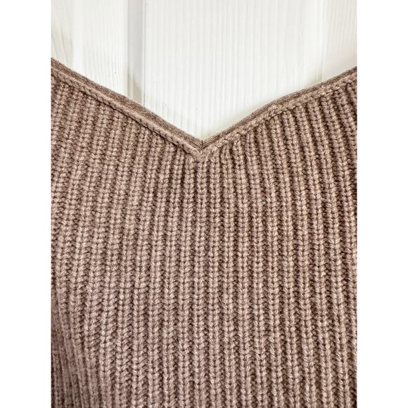 THEORY Formina Spaghetti-strap Cashmere Top In Barley Medium M - Picture 3 of 6